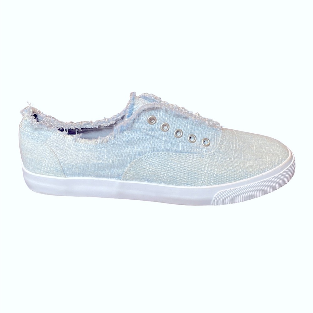 Austin Clothing Co. Raw Edge Light Blue Sneakers